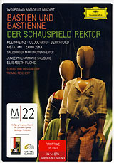 Mozart Bastien und Bastienne Der Schauspieldirektor Формат: DVD (NTSC) (Keep case) Дистрибьютор: Universal Music Company Региональный код: 0 (All) Количество слоев: DVD-9 (2 слоя) Звуковые дорожки: Английский инфо 12820j.
