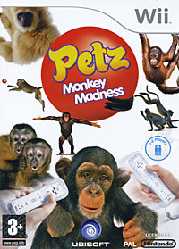 Petz: Monkey Madness (Wii) Игра для Nintendo Wii DVD-ROM, 2009 г Издатель: Ubi Soft Entertainment; Разработчик: Y's K; Дистрибьютор: Новый Диск пластиковый DVD-BOX Что делать, если программа не запускается? инфо 3446l.